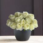 Kit Com 7 Hastes De Rosa Artificial Premium (58cm) Flor Perfe