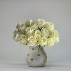 Kit Com 7 Hastes De Rosa Artificial Premium (58cm) Flor Perfe