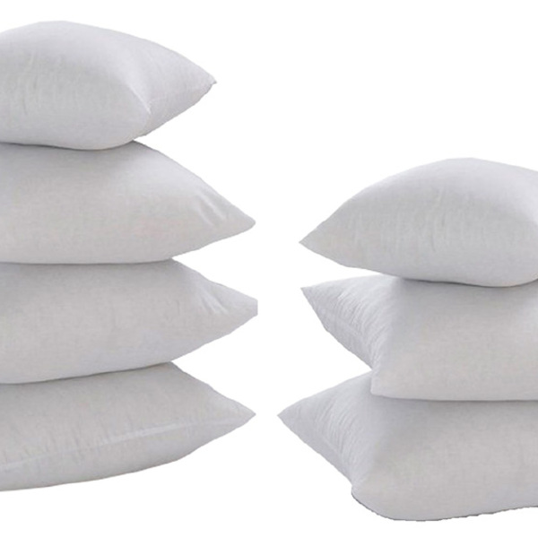 Kit Com 7 Refis De Almofada 45x45 Silicone Para Capas 40cm