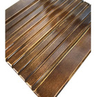 Kit com 8 Cadeiras de Madeira Maciça Marrom para Decoração