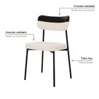 Kit Com 8 Cadeiras Para Sala De Jantar Mona Yescasa Palha Cor