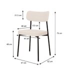 Kit Com 8 Cadeiras Para Sala De Jantar Mona Yescasa Palha Cor