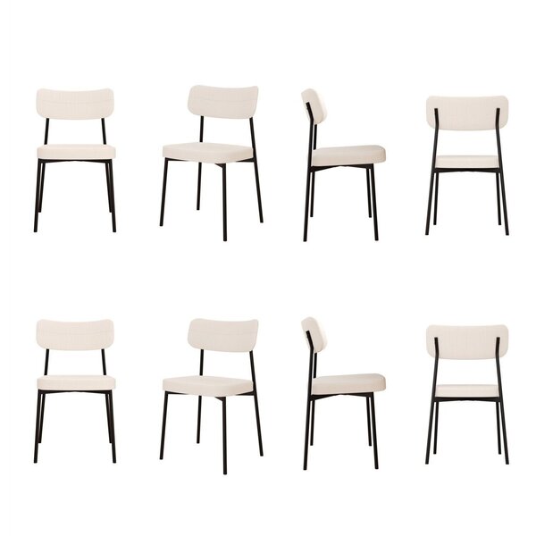 Kit Com 8 Cadeiras Para Sala De Jantar Mona Yescasa Palha Cor