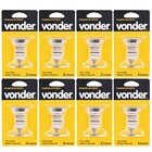 Kit Com 8 Fixador De Porta De Pressão Para Rodapé - Vonder