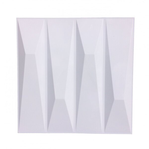 Kit Com 8 Placas De Revestimento 3d Para Parede 50x50cm Ameti