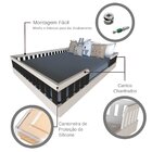 Kit Com Cama Casal Infantil E Armário Baixo Montessoriano Bra