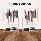 Kit Com Duas Araras Para Apartamento
