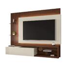 Kit Com Painel E Aparador Bianco Nogal Off White