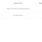 Kit Com Régua Para Cremalheira + 2 Ganchos Rt 100 Cm 3 Branco