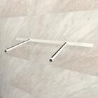 Kit Com Régua Para Cremalheira + 2 Ganchos Rt 100 Cm 3 Branco