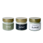 Kit Combo 3 Velas Aromáticas De Aroma Marinho, Amêndoas Com F