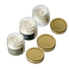 Kit Combo 3 Velas Aromáticas De Aroma Marinho, Amêndoas Com F