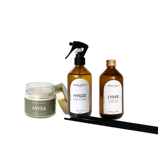 Kit Combo Aromatizador, Vela Aromática E Difusor De Ambiente