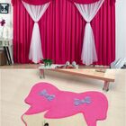 Kit Combo Decoração Quarto De Criança = Cortina Jéssica + Tap