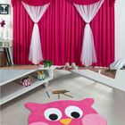 Kit Combo Decoração Quarto De Criança = Cortina Jéssica + Tap