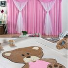 Kit Combo Decoração Quarto De Criança = Cortina Jéssica + Tap