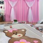 Kit Combo Decoração Quarto De Criança = Cortina Jéssica + Tap