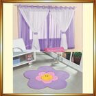 Kit Combo Decoração Quarto De Criança = Cortina Juvenil + Tap