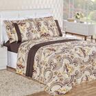 Kit Combo Premier Cobre Leito Casal Micro Percal 200 Fios + T