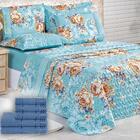 Kit Combo Premier Cobre Leito Queen Micro Percal 200 Fios + T