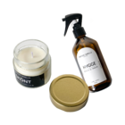 Kit Combo Vela Aromática De Amêndoas E Flor De Laranjeira E A