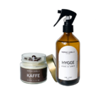 Kit Combo Vela Aromática De Café E Aromatizador De Ambiente D
