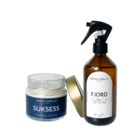 Kit Combo Vela Aromática De Jasmim E Aromatizador De Ambiente