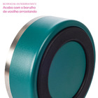 Kit Comedouro Madog Inox Água E Ração: 1 Preto + 1 Verde