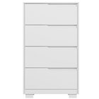 Kit Cômoda 4 Gavetas E Mesa De Cabeceira Sara 2 Gavetas Flex