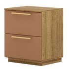 Kit Cômoda 5 Gavetas E Mesa De Cabeceira 2 Gavetas Debai Natu