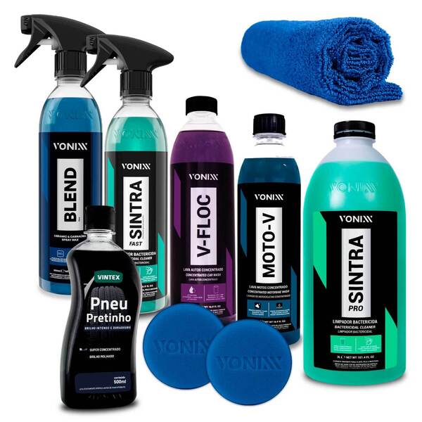 Kit Compl. Auto Sintra Pro Shampoo Blend Restaurax Vonixx