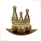 Kit Completo 7 Peças De Vasos Enfeite E Decoração Sala Quarto