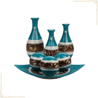 Kit Completo 7 Peças De Vasos Enfeite E Decoração Sala Quarto