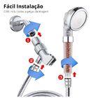 Kit Completo Chuveiro/ducha De Alta Pressão Com Filtragem