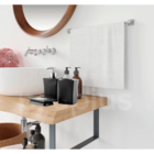 Kit Completo De Acessórios Para Banheiro Lavabo Porcelana