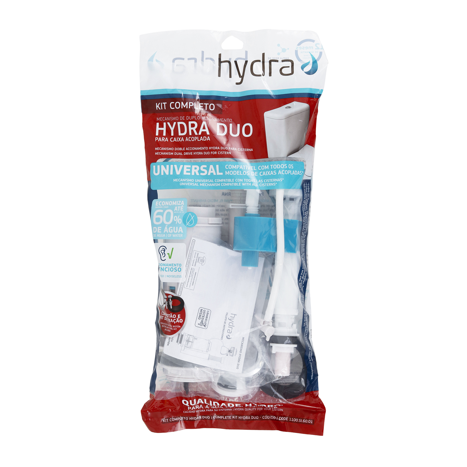 Deto2箱セット Kit Completo Duplo Acionamento Hydra Duo Deca | Leroy Merlin