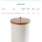 Kit Completo P/ Banheiro 4 Pçs Lixeira Porta Escova Sabonete