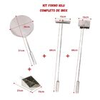 Kit Completo Pá Pizza Inox 30cm Churrasqueira E Forno Iglu