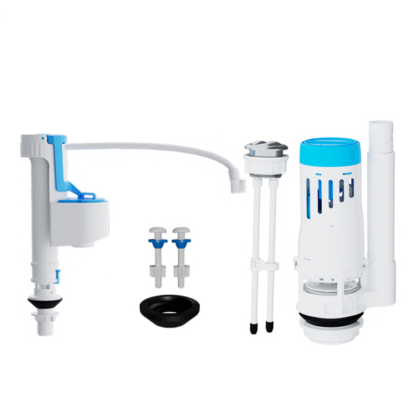 Kit Completo para Caixa Acoplada com Acionador Duplo Superior Blukit