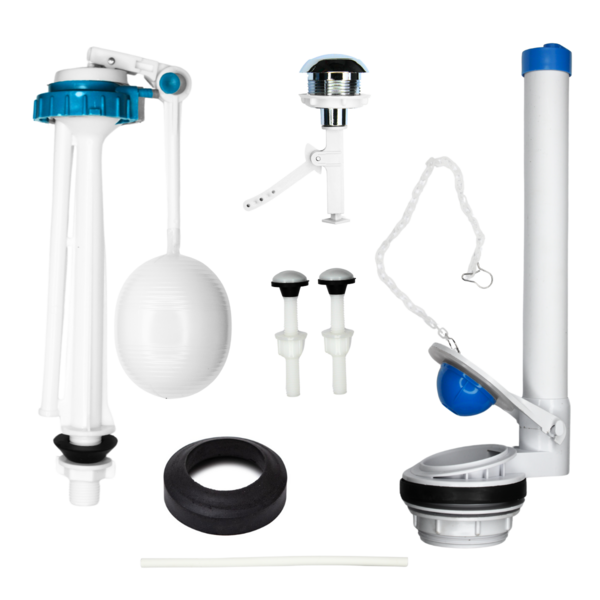 Kit Completo Reparo Simples Entrada E Saída Caixa Acoplada Pa
