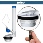 Kit Completo Reparo Simples Entrada E Saída Caixa Acoplada Pa