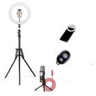 Kit Completo Ring Light 12" + Tripé 1,5m + Mini Ring Light +