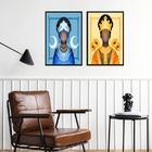 Kit Composição 2 Quadros Candomblé - Iansã E Iemanjá 33x24cm