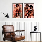 Kit Composição 2 Quadros Viva A Diversidade Racial 24x18cm Mo