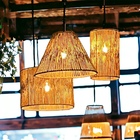 Kit Composição 3 Luminárias Rústica Lustre Pendente Cúpula Fi