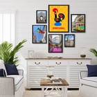 Kit Composição 6 Quadros Decorativos Portugal - Com Vidro Mol