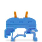 Kit Conector Alavanca De Emenda Trilho Din Kv121 1 Via 32a Az