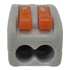 Kit Conector De Emenda Automático Kv222-412 2 Vias 100 Pçs