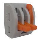 Kit Conector De Emenda Automático Kv222-413 3 Vias 20 Pçs