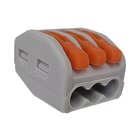 Kit Conector De Emenda Automático Kv222-413 3 Vias 20 Pçs